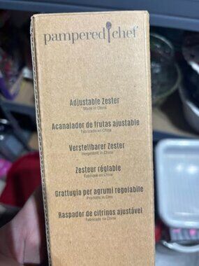 Pampered Chef Adjustable Zester - NEW